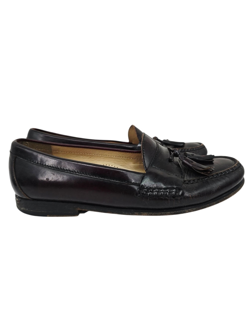 Cole Haan Men's Tassel Loafers Cherry Brown 9